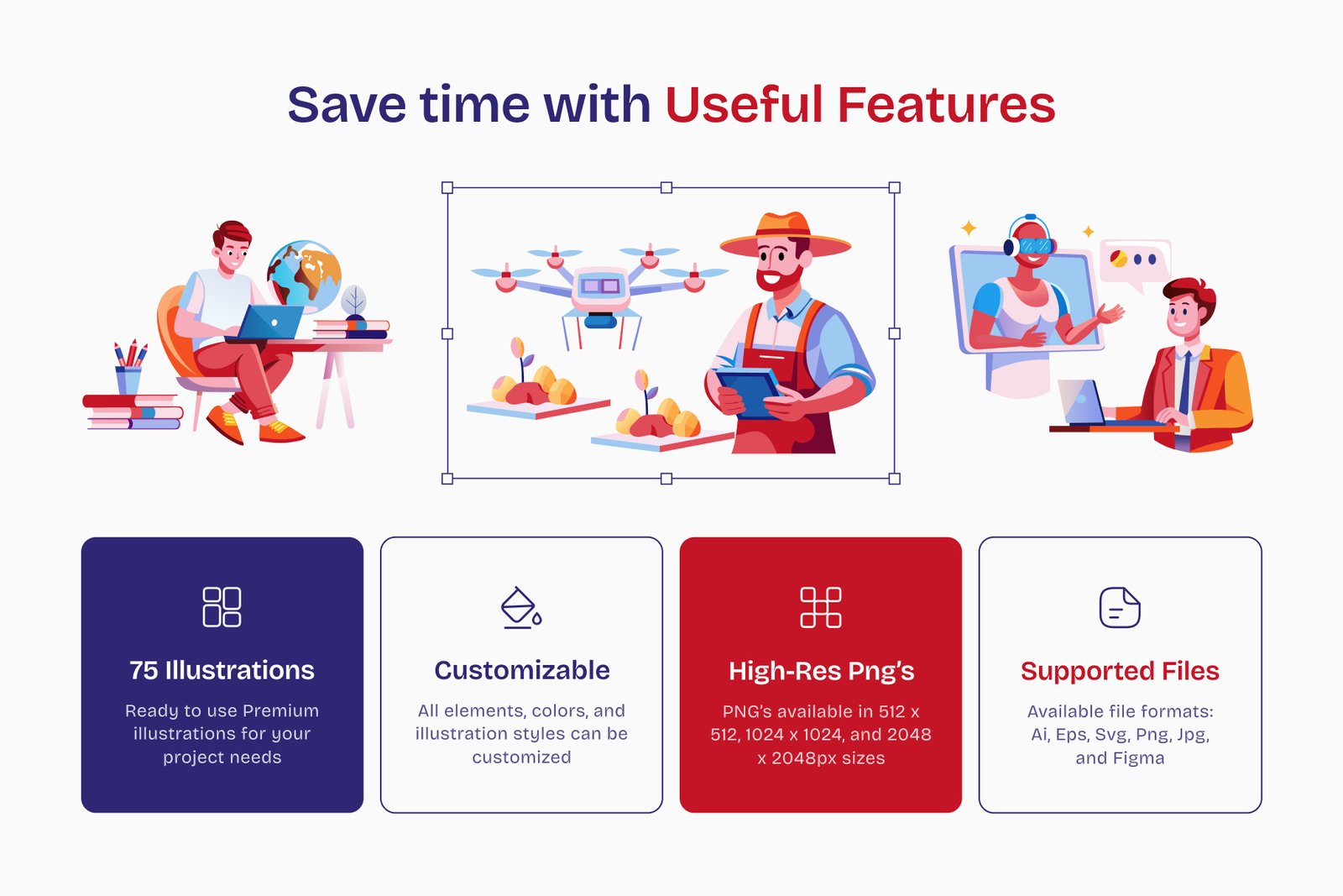 Technology Illustration Set