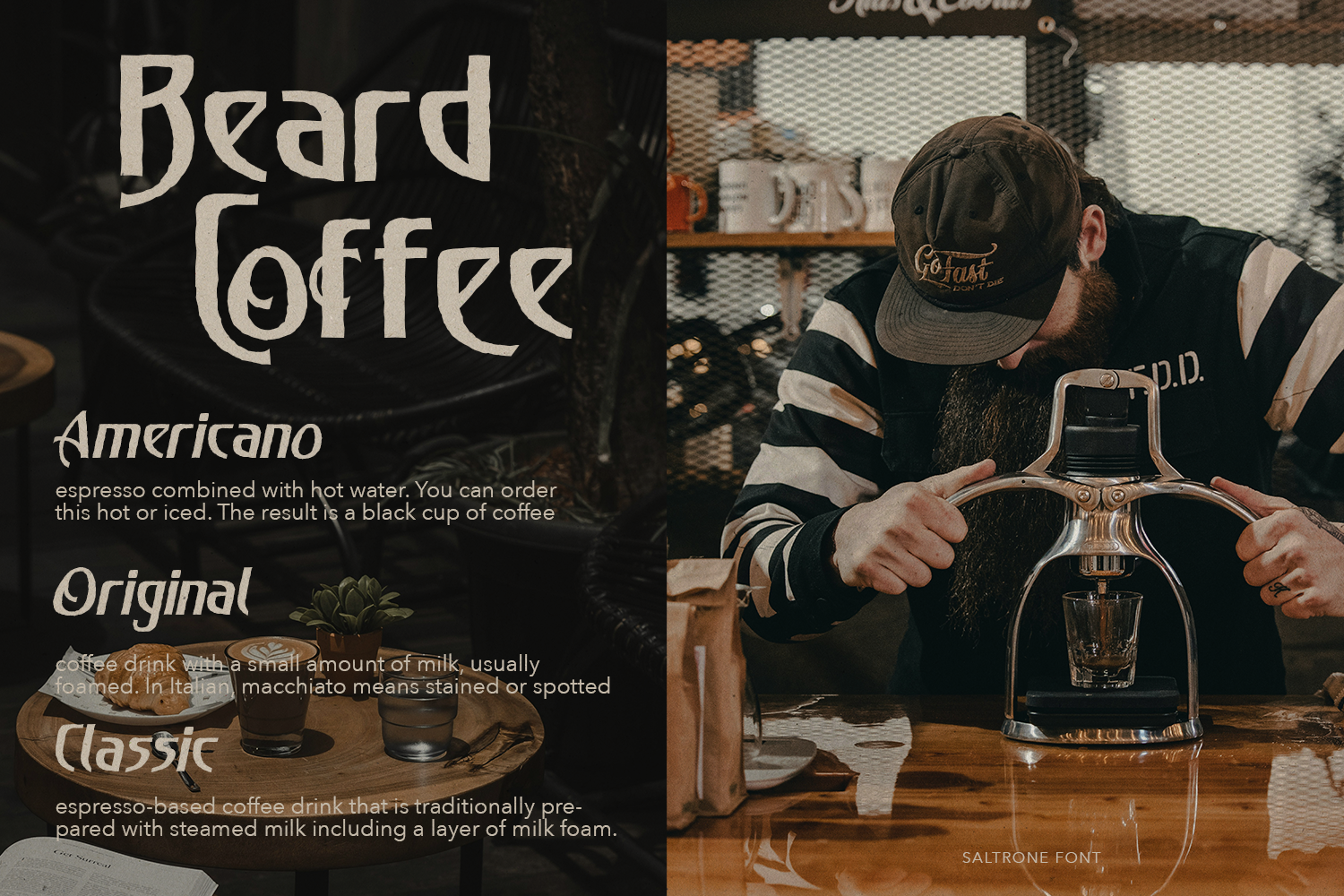Saltrone Display Font