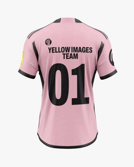 Soccer Jersey Mockup - Back View