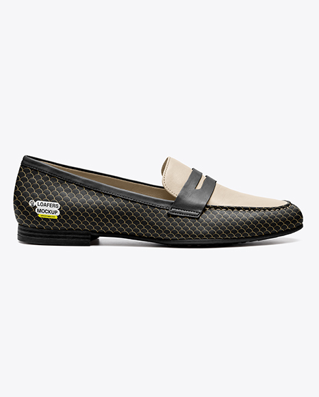 Women's Leather Loafer Mockup - Leather jacket mockup