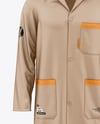 Lab Coat Mockup - Front View