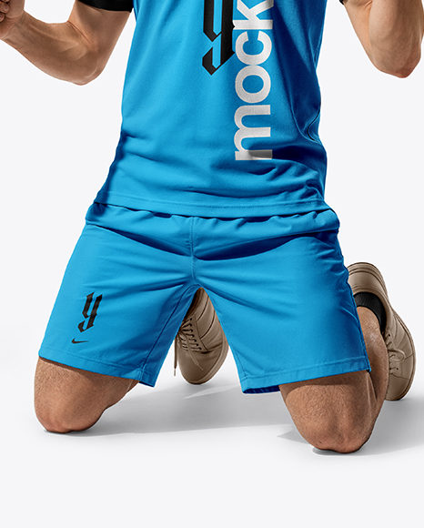 Man Wearing Tennis Uniform Mockup