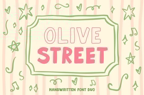 Olive Street Font - Fonts