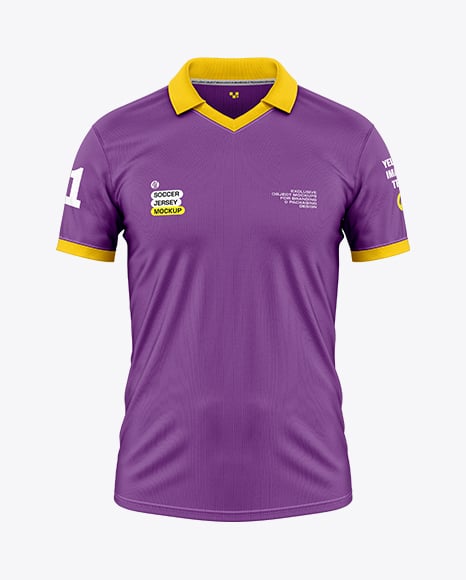 Soccer Polo Jersey Mockup