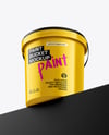 Glossy Plastic Bucket Mockup