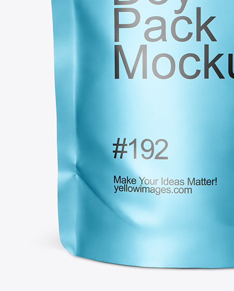 Metallic Doy Pack Mockup