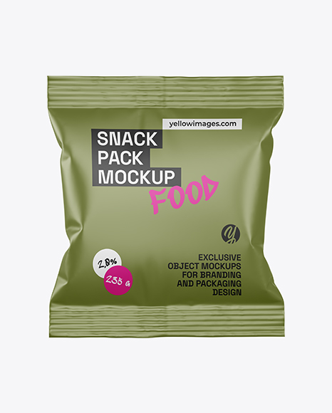 Matte Snack Pack Mockup