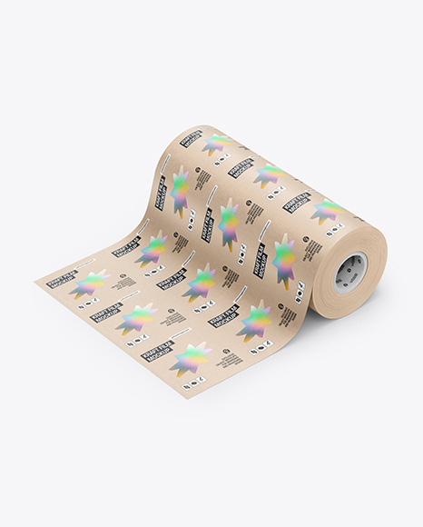 Kraft Paper Roll Mockup - Stationery mockups