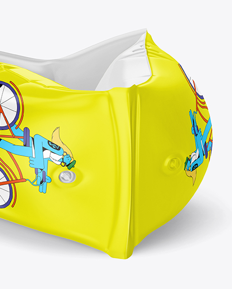 Glossy Swimming Arm Bands Mockup