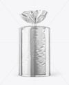 Glossy Metallic Package Mockup