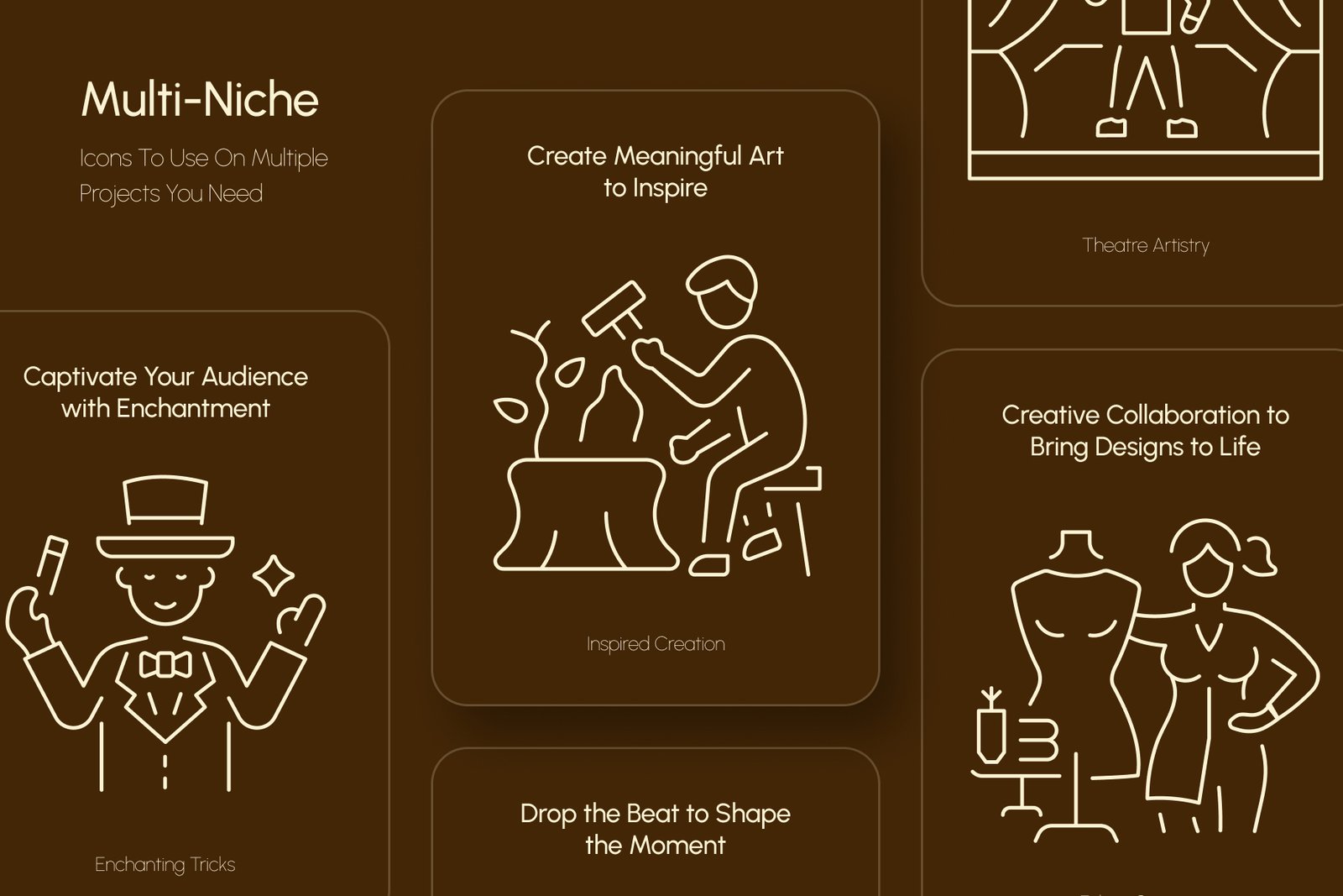 Artistic Icons Set