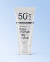 Matte Cosmetic Tube Mockup