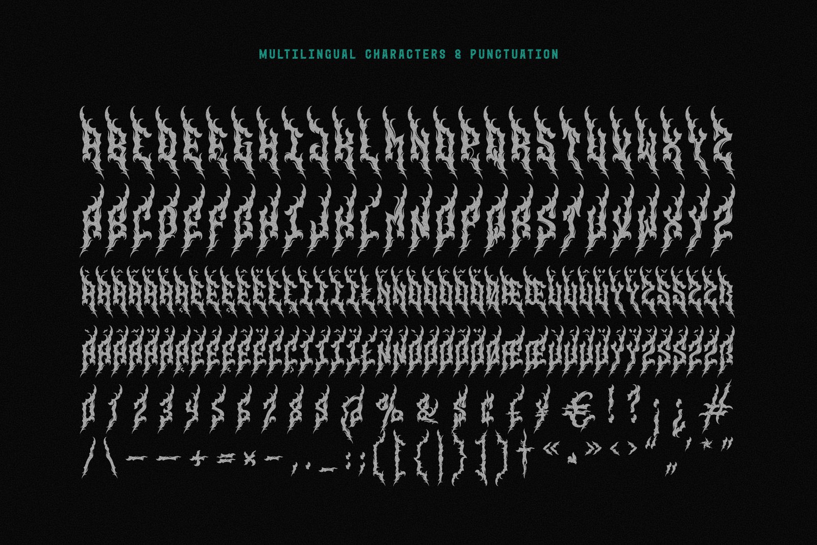 Darkwound - Hardcore Font
