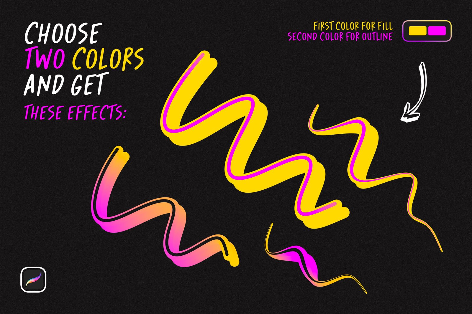 Outline Procreate Brushes