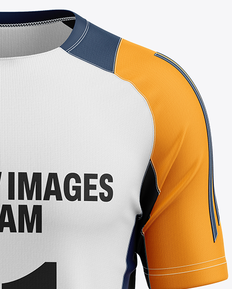 Training Short Sleeve Kit Mockup - Front View