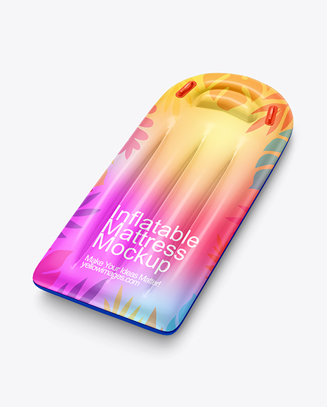 Glossy Inflatable Mattress Mockup