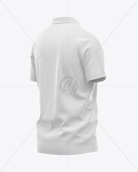 Men's Casual Polo Shirt Mockup