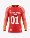 Training Long Sleeve Jersey Mockup - Front View