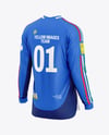 Long Sleeve Soccer Jersey Mockup - Back View