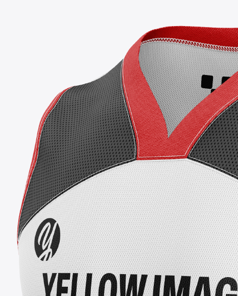 Basketball Jersey Mockup - Half Side View