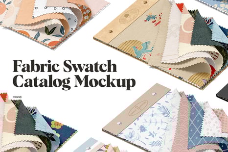 Fabric Swatch Catalog Mockup