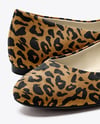 Pair of Suede Ballet Flats Mockup