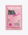Kraft Paper Sachet Mockup