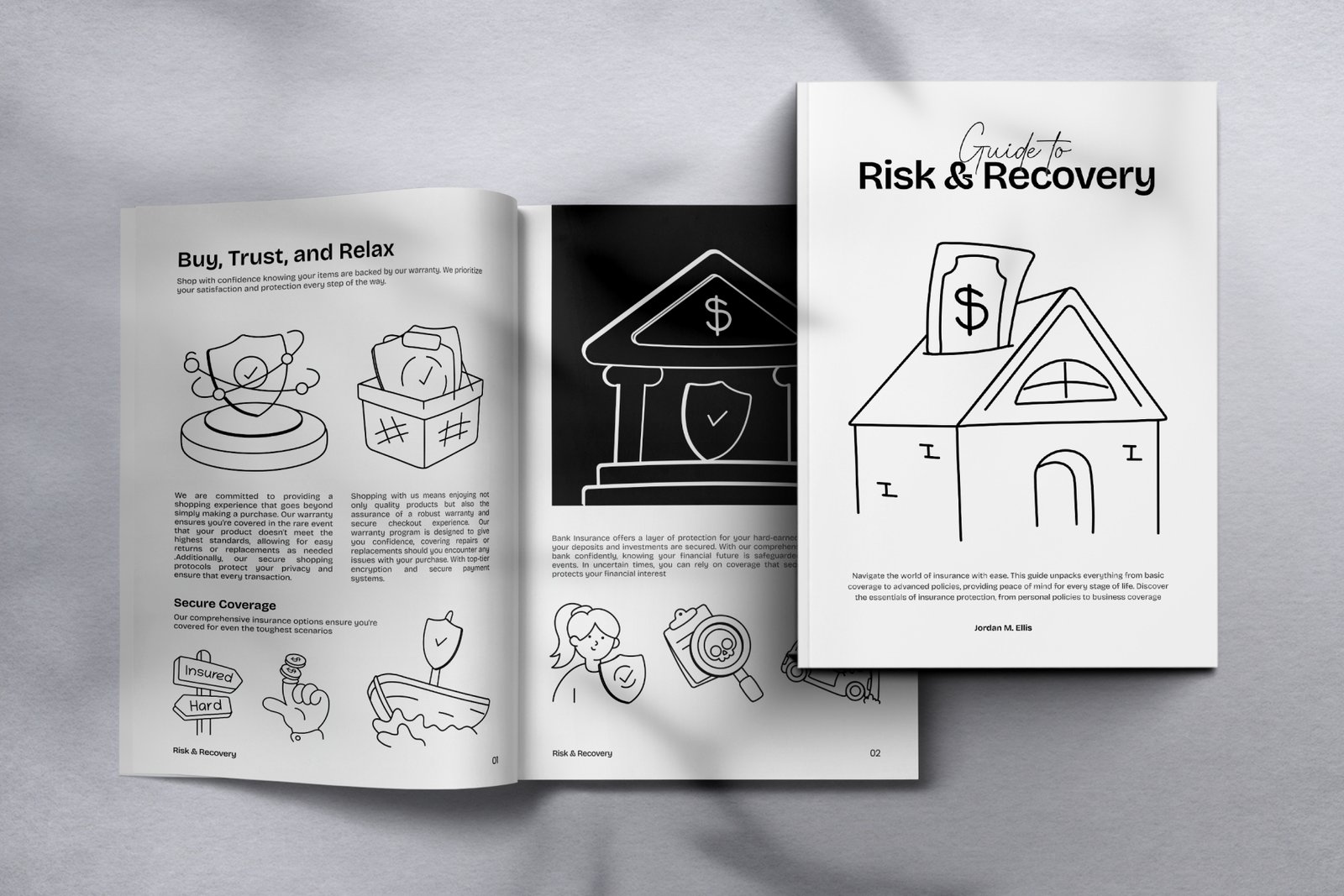 Insurance Doodles Icon Set