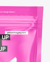 Glossy Stand-Up Pouch Mockup