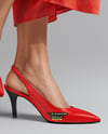 Slingbacks on Woman's Legs Mockup