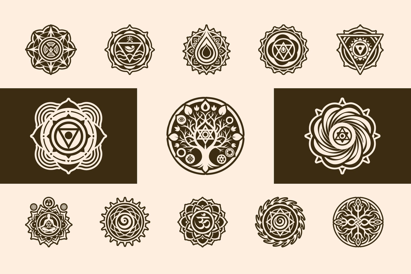 Chakra Symbols Collection