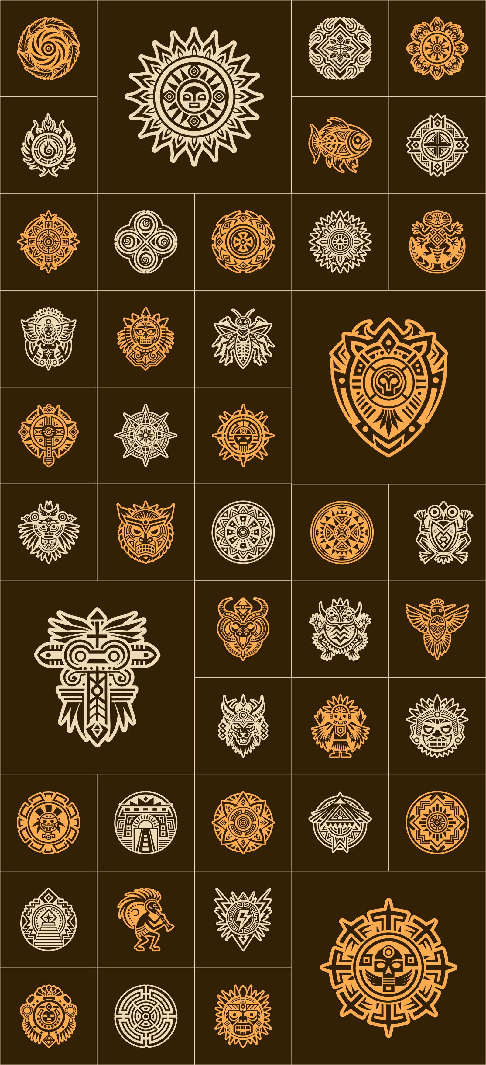 Hopi Art and Symbols Set