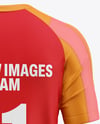 Training Short Sleeve Jersey Mockup - Back View