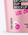 Matte Ice Cream Cup Mockup