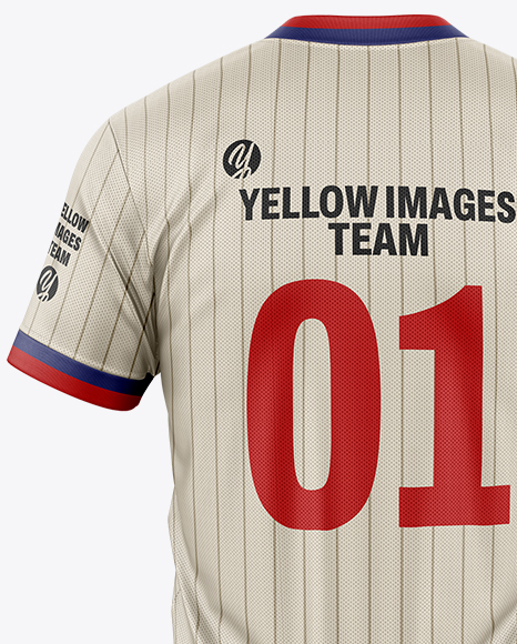 Baseball Jersey Mockup - Back View