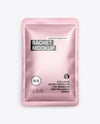 Matte Metallic Sachet Mockup