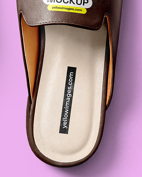 Pair of Mules Shoes Mockup