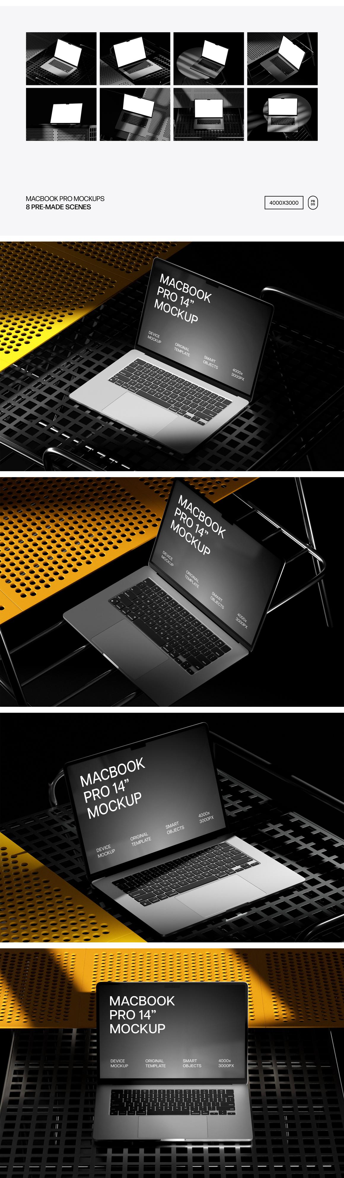 Macbook Pro 14&#034; Mockups
