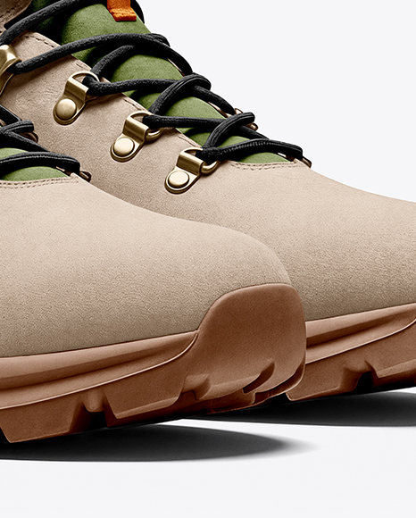 Hiking Boots Mockup