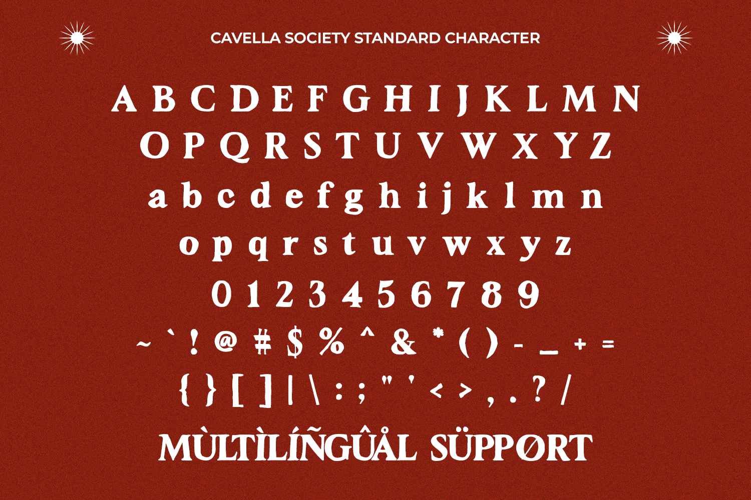Cavella Society - Handmade Serif