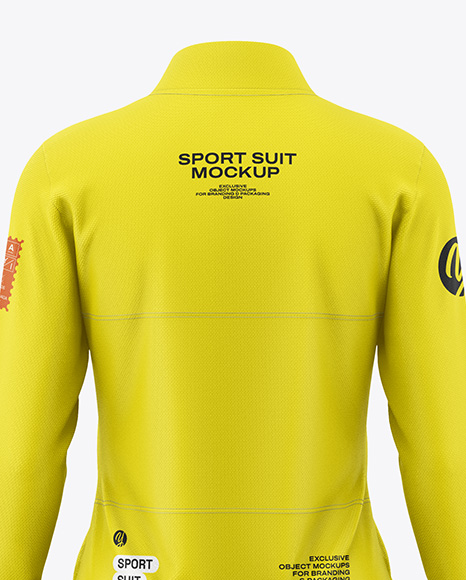 Women's Sport Suit Mockup - Back View