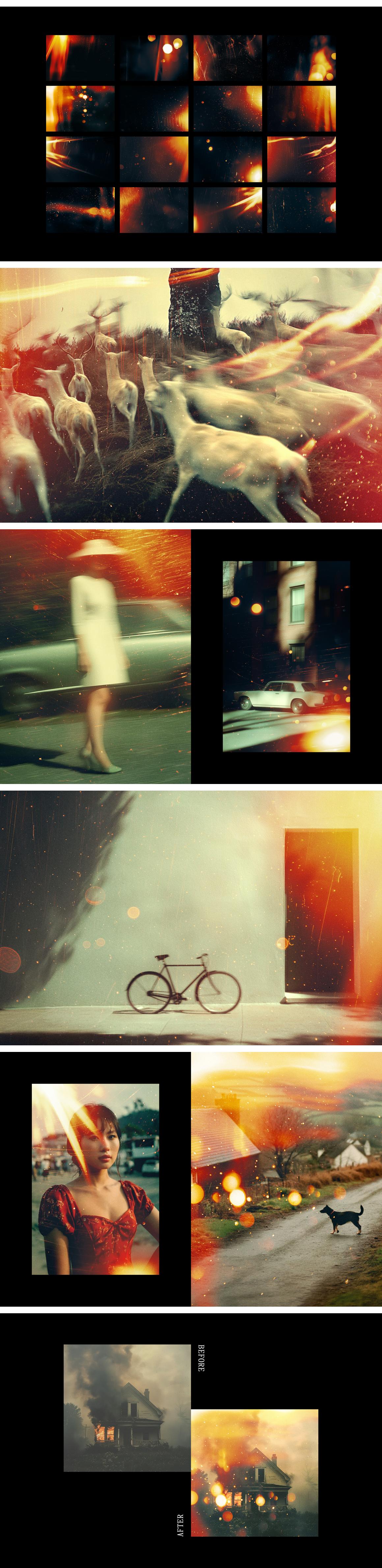 Analog Light Leaks Overlays