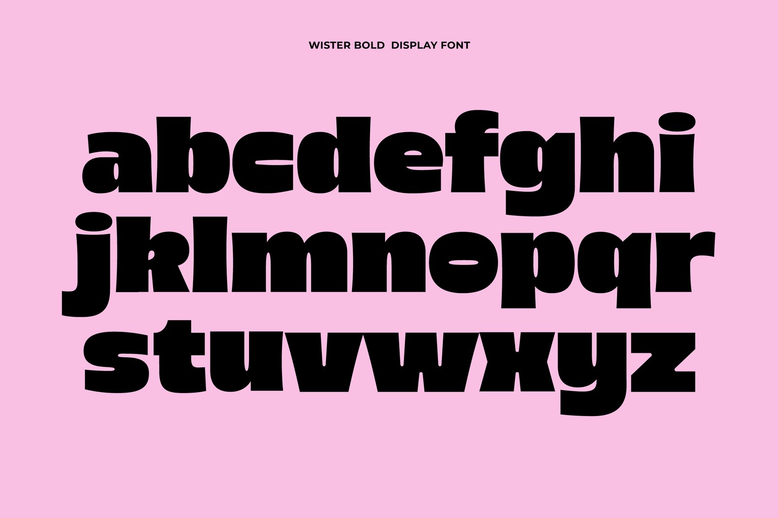 Wister - Bold Font