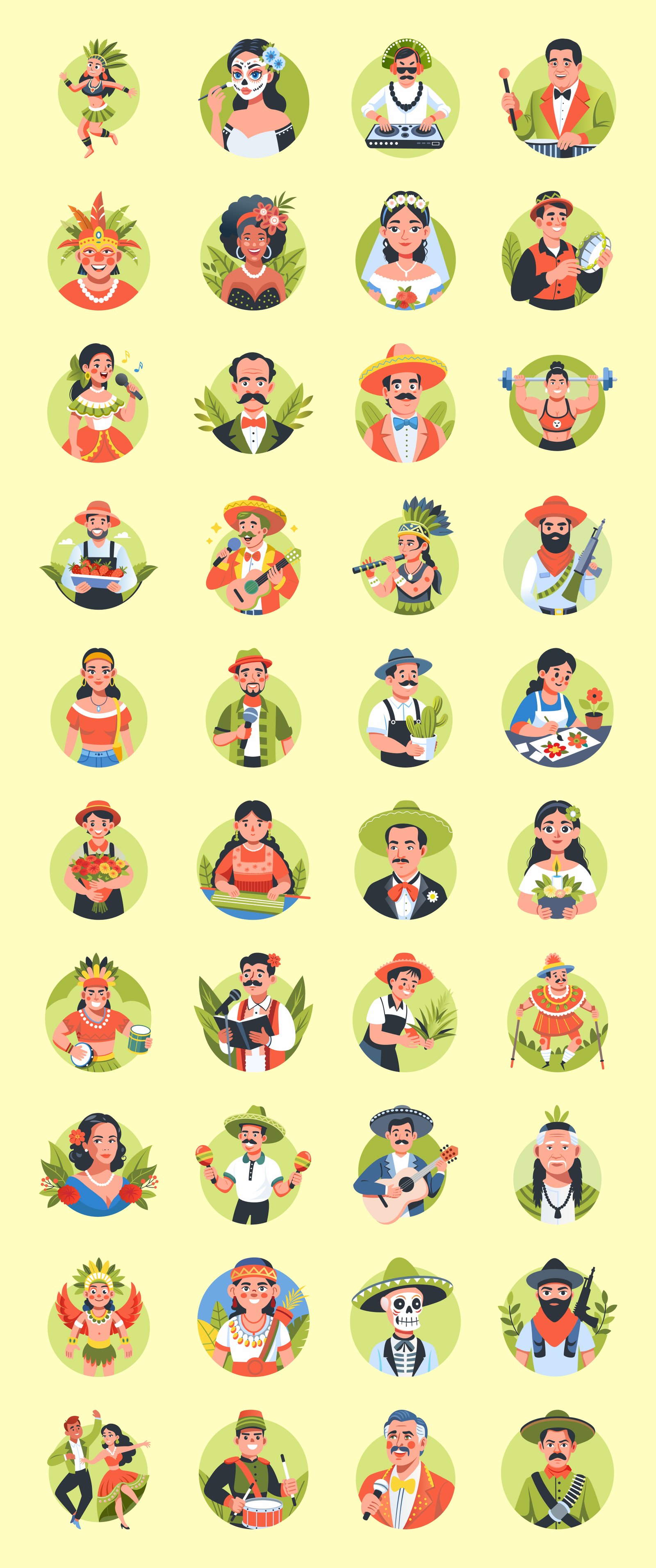 Mexican and Hispanic Characters
