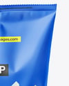 Large Matte Snack Bag Mockup