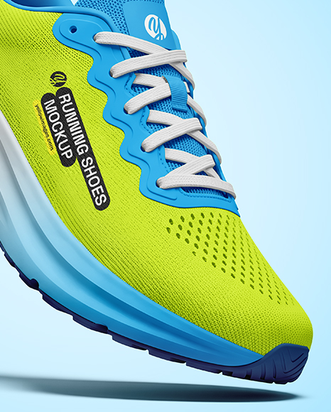 Floating Running Shoe Mockup