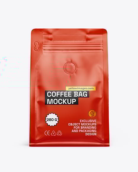 Matte Coffee Package Mockup - Mockup coffee mug