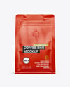 Matte Coffee Package Mockup