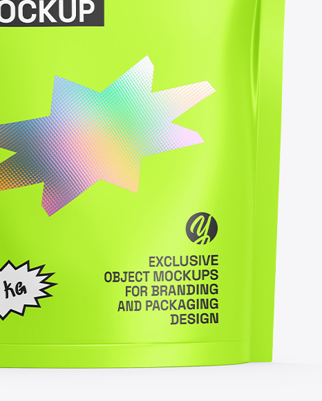 Box with Matte Pouch Mockup