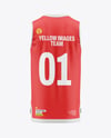 Basketball Jersey Mockup - Back View